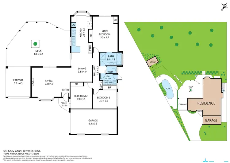 Floorplan of Homely house listing, 9 Spey Court, Tewantin QLD 4565