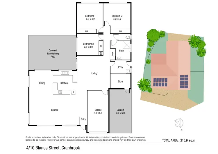 Floorplan of Homely house listing, 4/10 Blanes Street, Cranbrook QLD 4814