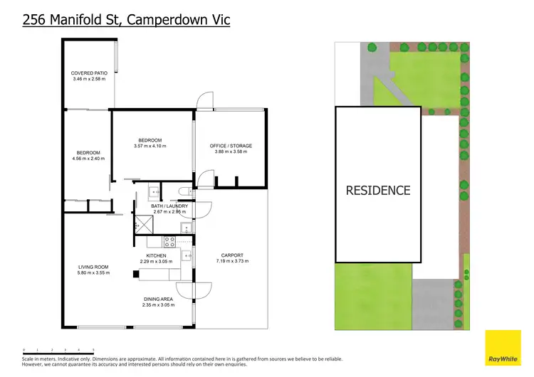 Floorplan of Homely unit listing, 256 Manifold Street, Camperdown VIC 3260