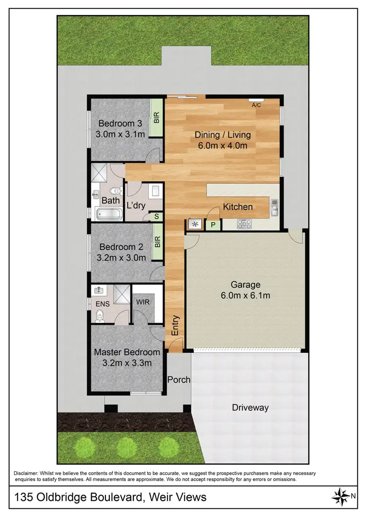 Floorplan of Homely house listing, 135 Oldbridge Boulevard, Weir Views VIC 3338