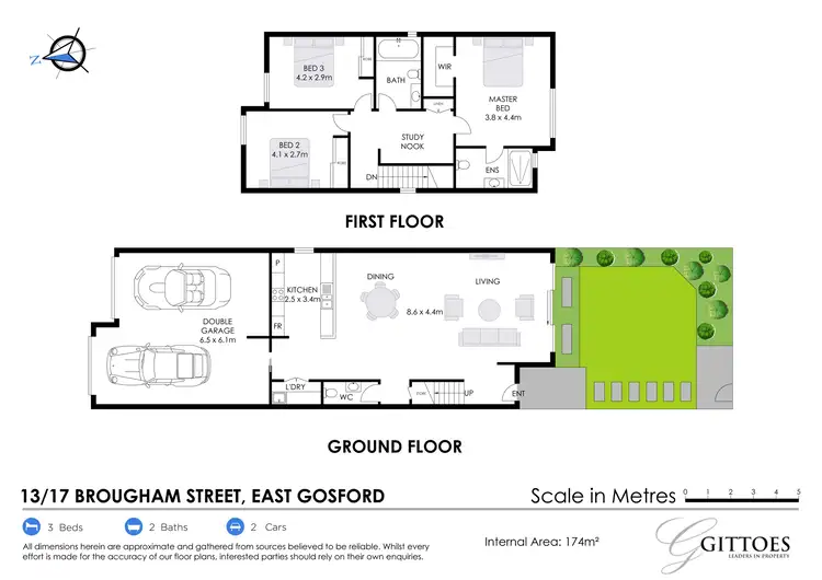 Floorplan of Homely townhouse listing, 12/17-21 Brougham Street, East Gosford NSW 2250