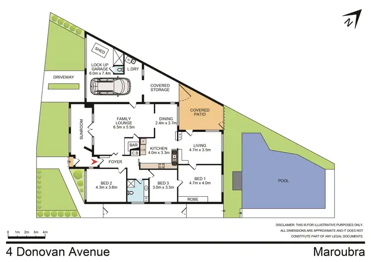 Floorplan of Homely house listing, 4 Donovan Avenue, Maroubra NSW 2035