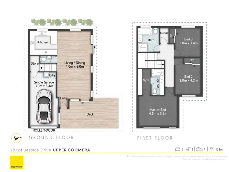Floorplan of Homely townhouse listing, 38/24 Jessica Drive, Upper Coomera QLD 4209