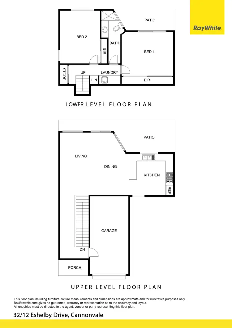 Floorplan of Homely unit listing, 32/12 Eshelby Drive, Cannonvale QLD 4802