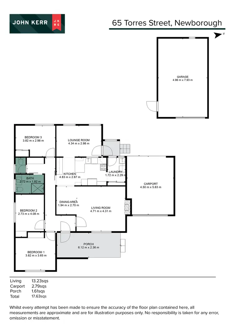 Floorplan of Homely house listing, 65 Torres Street, Newborough VIC 3825