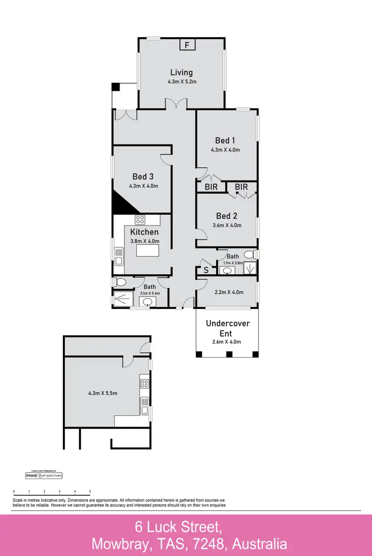 Floorplan of Homely house listing, 6 Luck Street, Mowbray TAS 7248