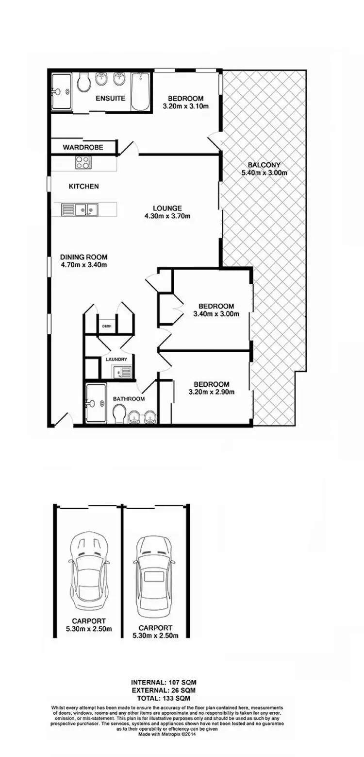 Floorplan of Homely house listing, 32/166 Sydney Street, New Farm QLD 4005