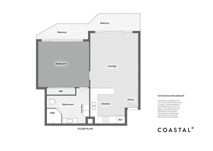 Floorplan of Homely apartment listing, 12/13-15 Anne Avenue, Broadbeach QLD 4218