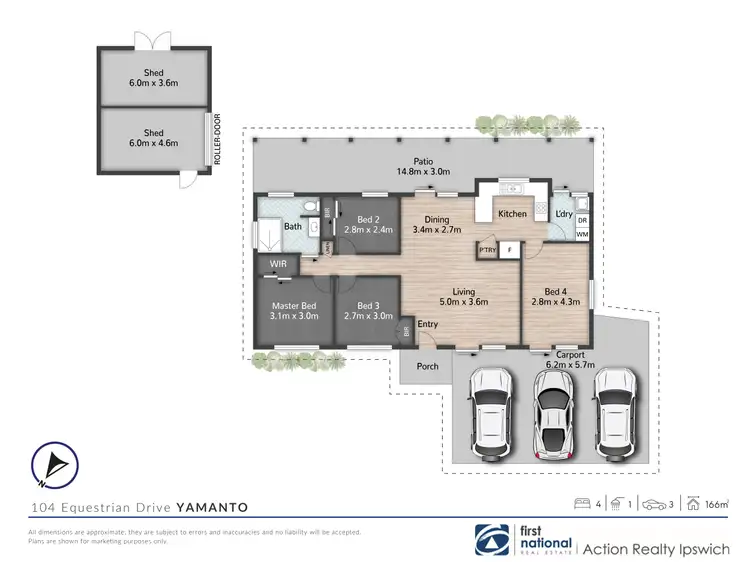 Floorplan of Homely house listing, 104 Equestrian Drive, Yamanto QLD 4305