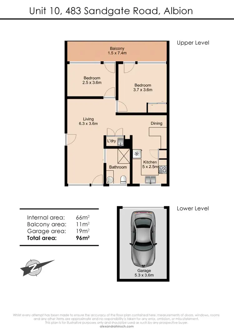 Floorplan of Homely unit listing, 10/483 Sandgate Road, Albion QLD 4010