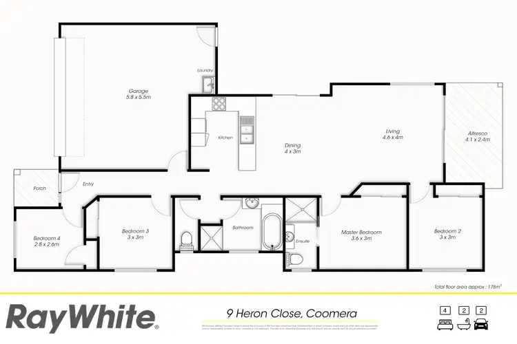 Floorplan of Homely house listing, 9 Heron Close, Coomera QLD 4209