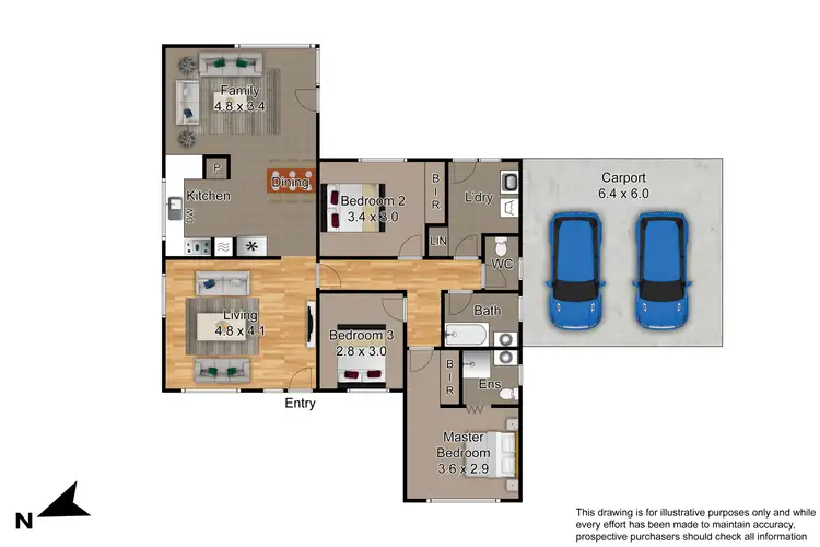 Floorplan of Homely house listing, 13 Bunerong Court, Narre Warren South VIC 3805