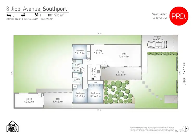 Floorplan of Homely house listing, 8 Jippi Avenue, Southport QLD 4215