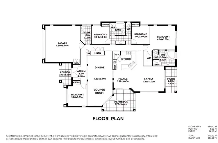 Floorplan of Homely house listing, 42 Wattlebird Drive, Twin Waters QLD 4564