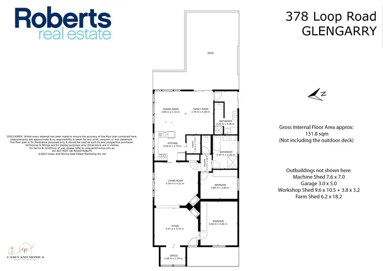 Floorplan of Homely house listing, 378 Loop Road, Glengarry TAS 7275