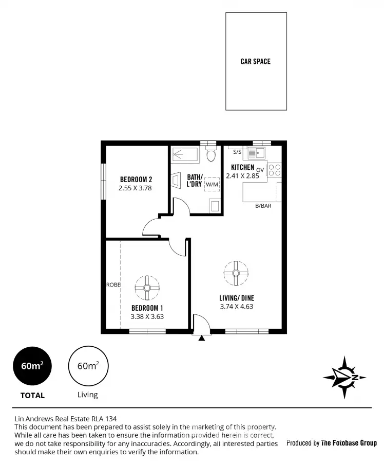 Floorplan of Homely apartment listing, 13/125 Anzac Highway, Kurralta Park SA 5037
