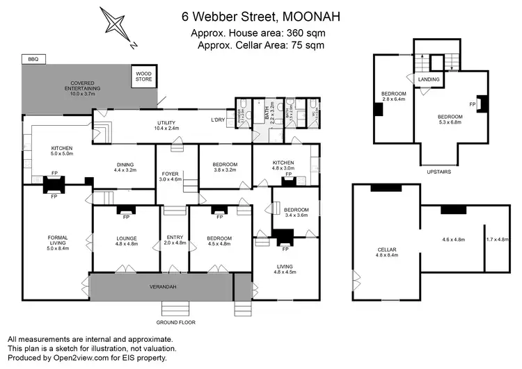 Floorplan of Homely house listing, 6 Webber Street, Moonah TAS 7009