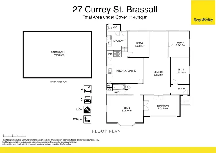Floorplan of Homely house listing, 27 Currey Street, Brassall QLD 4305
