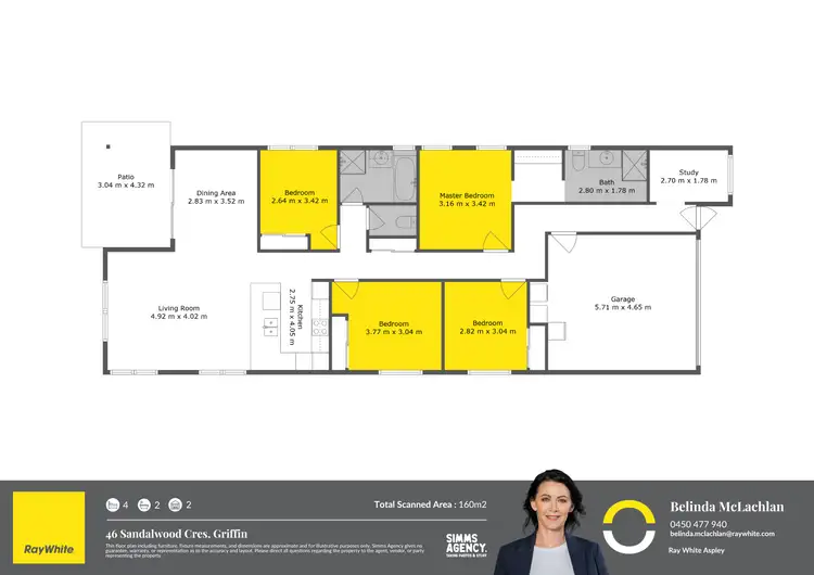 Floorplan of Homely house listing, 46 Sandalwood Crescent, Griffin QLD 4503