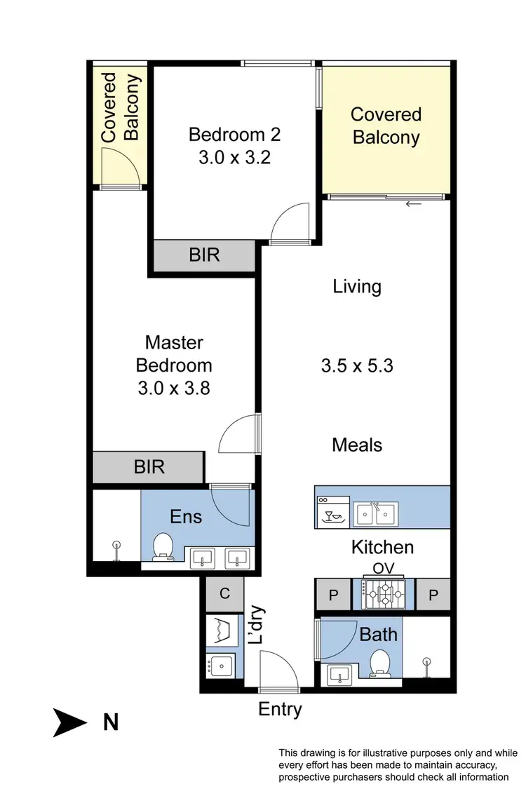 Floorplan of Homely apartment listing, 511B/200 Burwood Road, Hawthorn VIC 3122