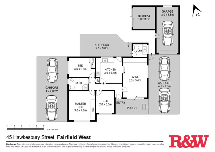 Floorplan of Homely house listing, 45 Hawkesbury Street, Fairfield West NSW 2165