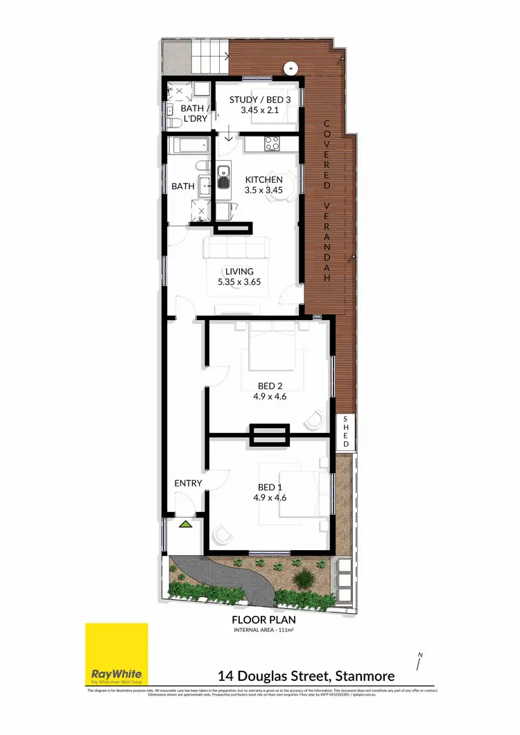 Floorplan of Homely house listing, 14 Douglas Street, Stanmore NSW 2048