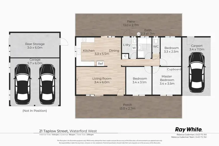 Floorplan of Homely house listing, 21 Taplow Street, Waterford West QLD 4133