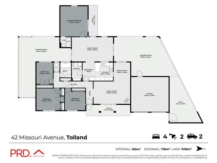 Floorplan of Homely house listing, 42 Missouri Avenue, Tolland NSW 2650