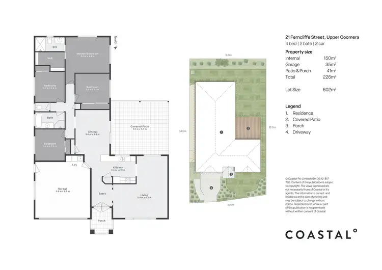 Floorplan of Homely house listing, 21 Ferncliffe Street, Upper Coomera QLD 4209