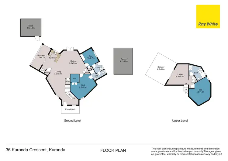 Floorplan of Homely house listing, 36 Kuranda Crescent, Kuranda QLD 4881