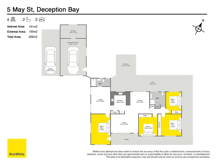 Floorplan of Homely house listing, 5 May Street, Deception Bay QLD 4508