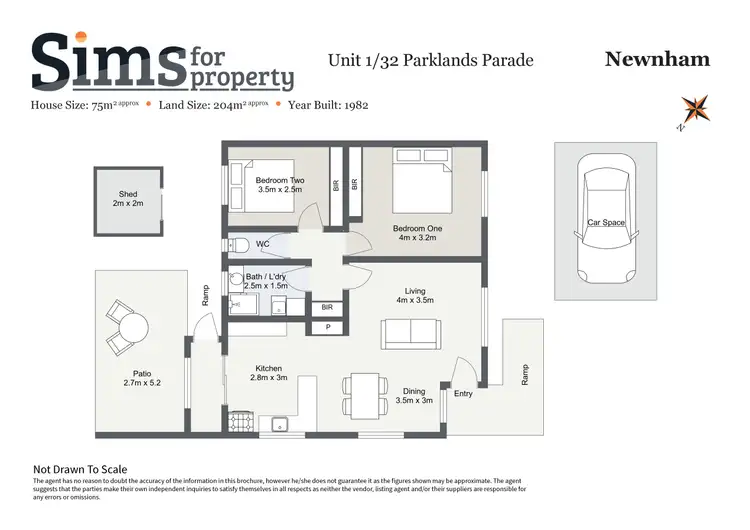 Floorplan of Homely house listing, 1/32 Parklands Parade, Newnham TAS 7248
