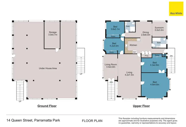 Floorplan of Homely house listing, 14 Queen Street, Parramatta Park QLD 4870