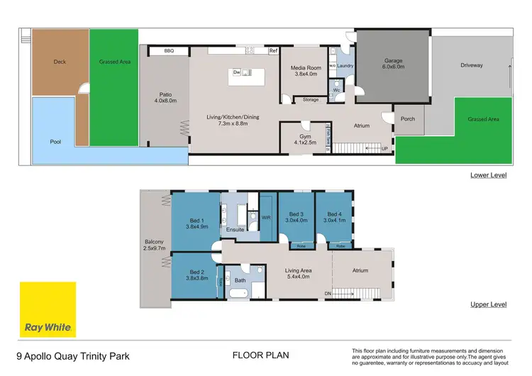 Floorplan of Homely house listing, 9 Apollo Quay, Trinity Park QLD 4879