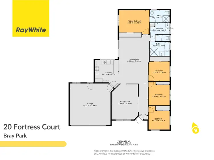 Floorplan of Homely house listing, 20 Fortress Court, Bray Park QLD 4500