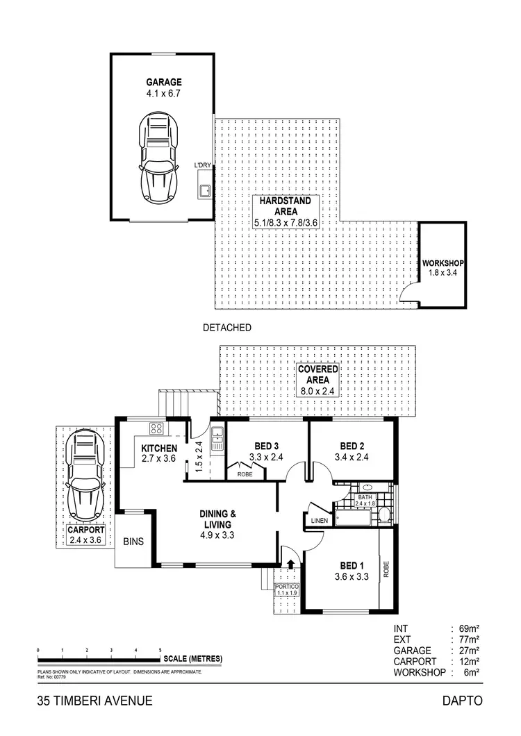 Floorplan of Homely house listing, 35 Timberi Avenue, Dapto NSW 2530