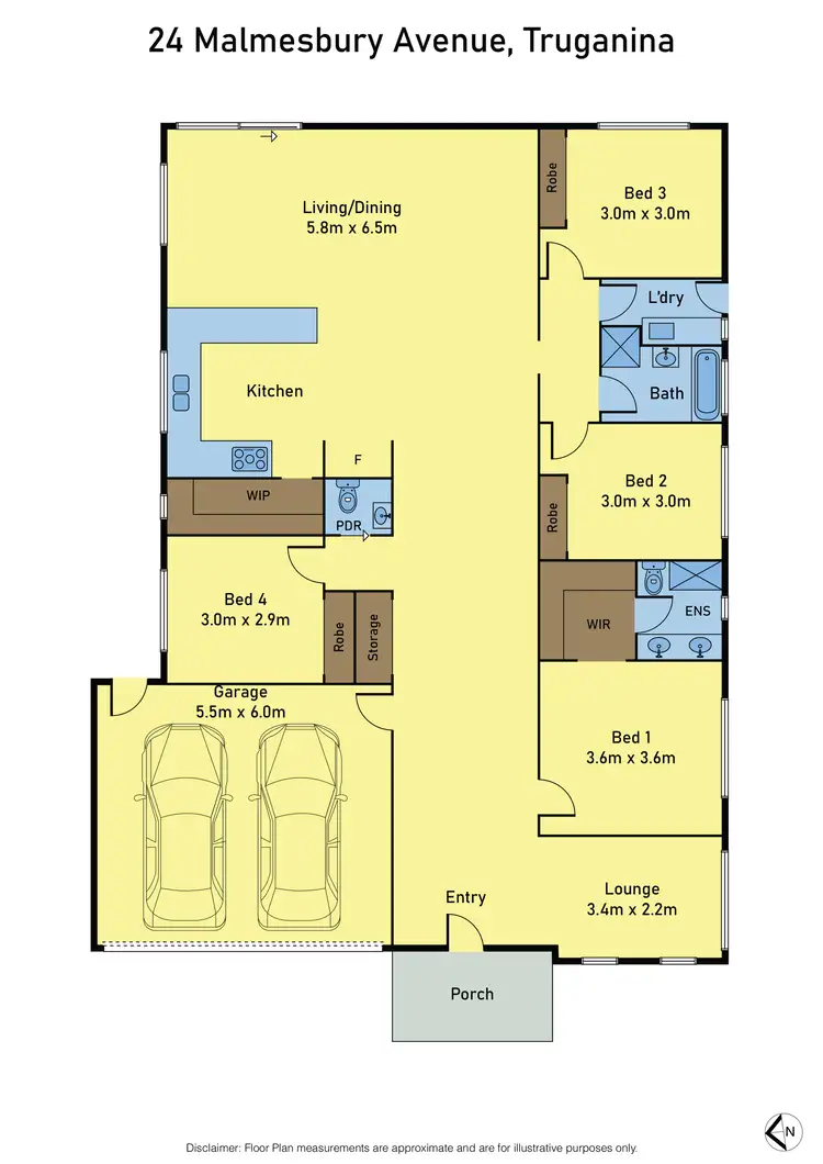 Floorplan of Homely house listing, 24 Malmesbury Avenue, Truganina VIC 3029