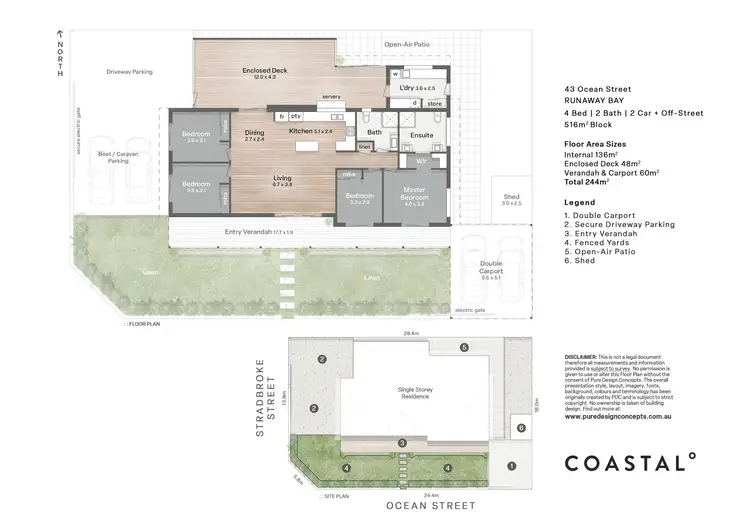Floorplan of Homely house listing, 43 Ocean Street, Runaway Bay QLD 4216