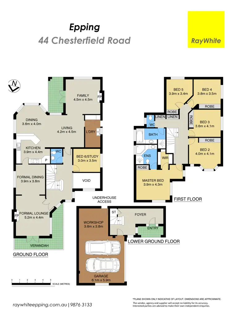 Floorplan of Homely house listing, 44 Chesterfield Road, Epping NSW 2121