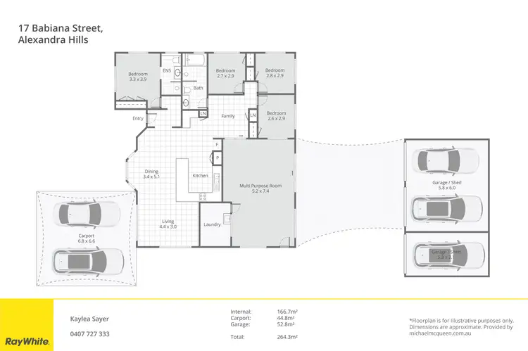 Floorplan of Homely house listing, 17 Babiana Street, Alexandra Hills QLD 4161