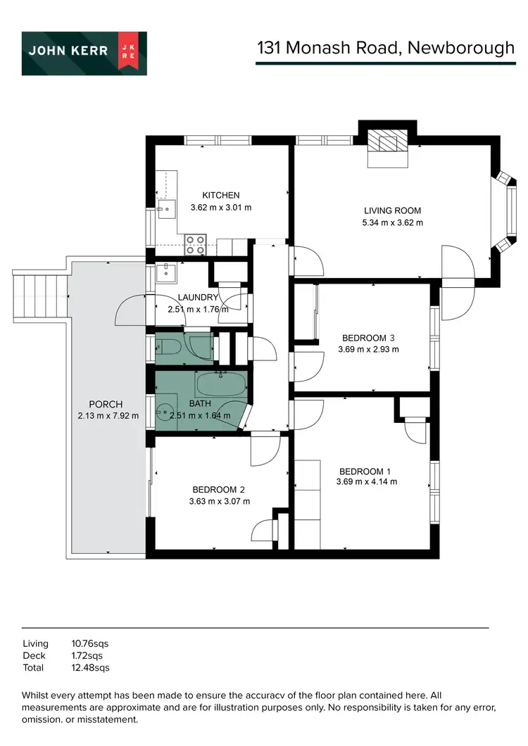 Floorplan of Homely house listing, 131 Monash Road, Newborough VIC 3825