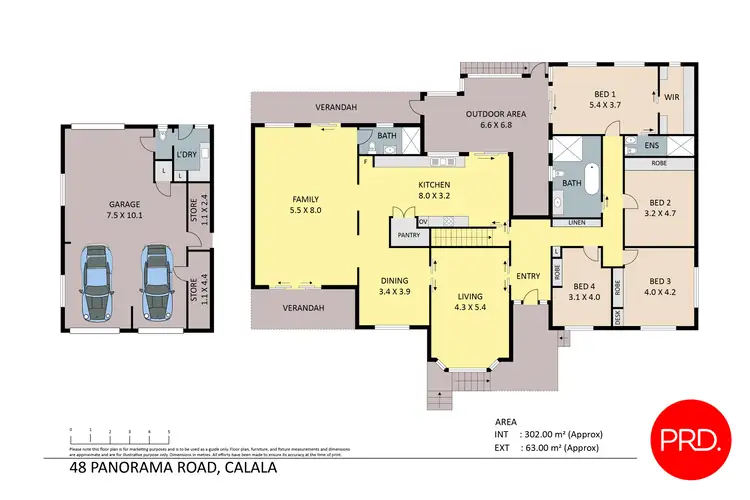 Floorplan of Homely house listing, 48 Panorama Road, Tamworth NSW 2340