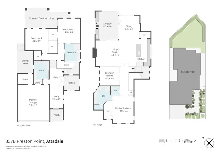 Floorplan of Homely house listing, 337B Preston Point Road, Attadale WA 6156