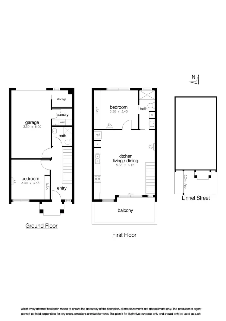 Floorplan of Homely apartment listing, 64 Linnet Street, Altona VIC 3018