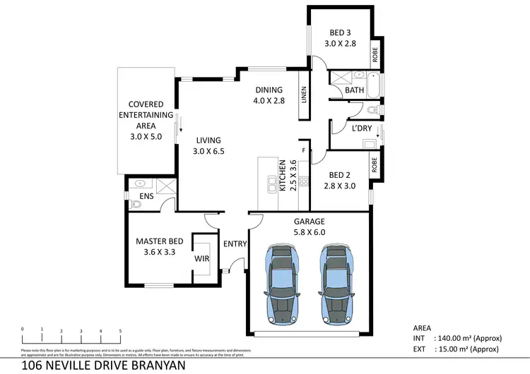 Floorplan of Homely house listing, 106 Neville Drive, Branyan QLD 4670