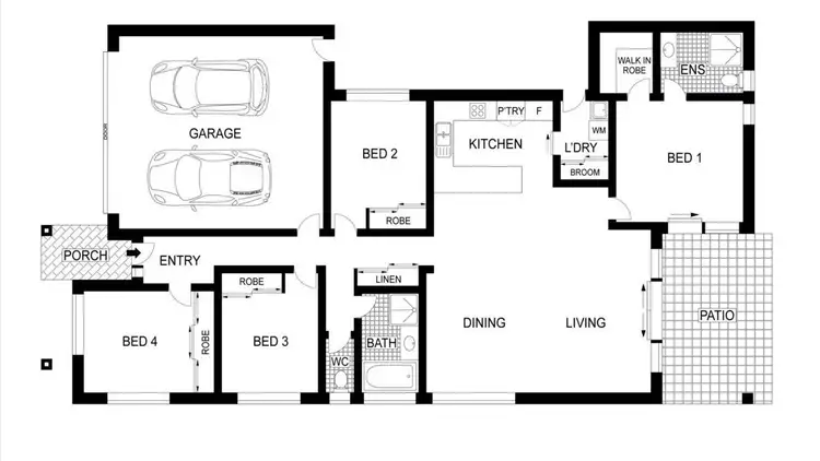 Floorplan of Homely house listing, 5 Forrest Court, Urraween QLD 4655