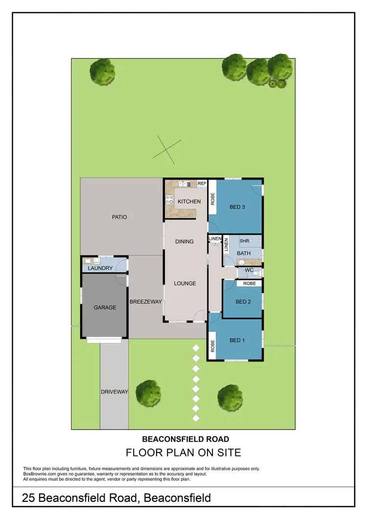 Floorplan of Homely house listing, 25 Beaconsfield Road, Beaconsfield QLD 4740