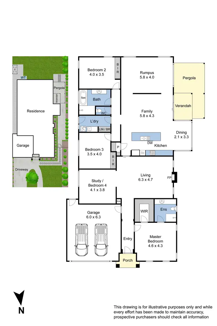 Floorplan of Homely house listing, 8 Cypress Avenue, Glen Waverley VIC 3150