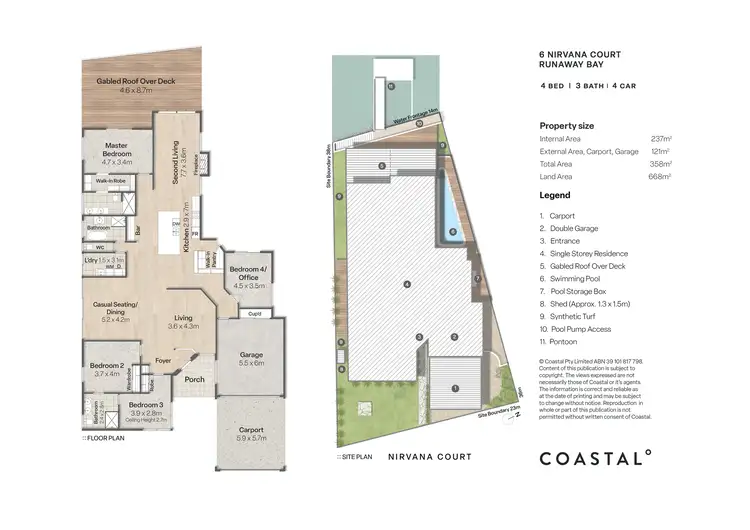 Floorplan of Homely house listing, 6 Nirvana Court, Runaway Bay QLD 4216