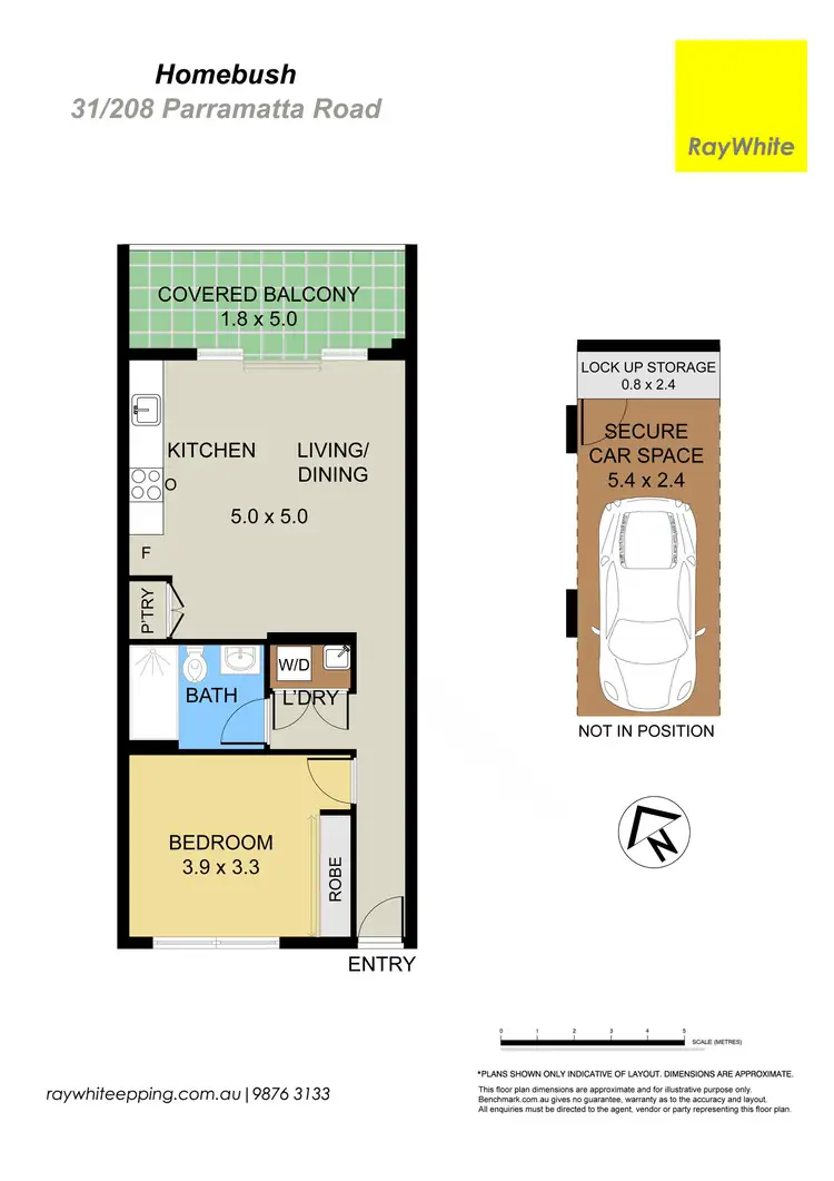 Floorplan of Homely apartment listing, 31/208 Parramatta Road, Homebush NSW 2140